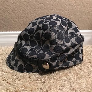 NWOT Coach, Navy Blue Karee Cap